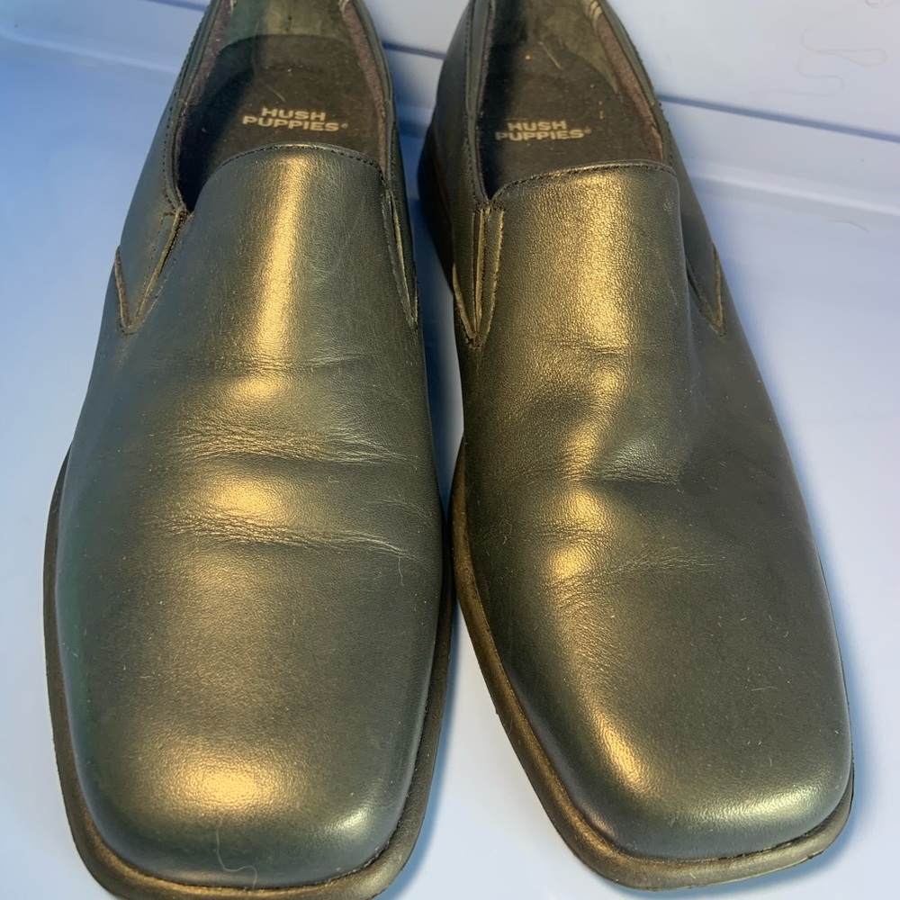 hush puppies navy blue size 7n